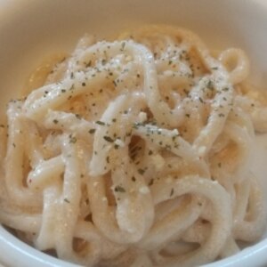 材料を混ぜるだけ簡単「クリーミー★明太うどん」